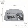 Pet Grave Marker Resin Pet Funeral Urn Storage Box Cat Dog Funeral Memorial Supplies