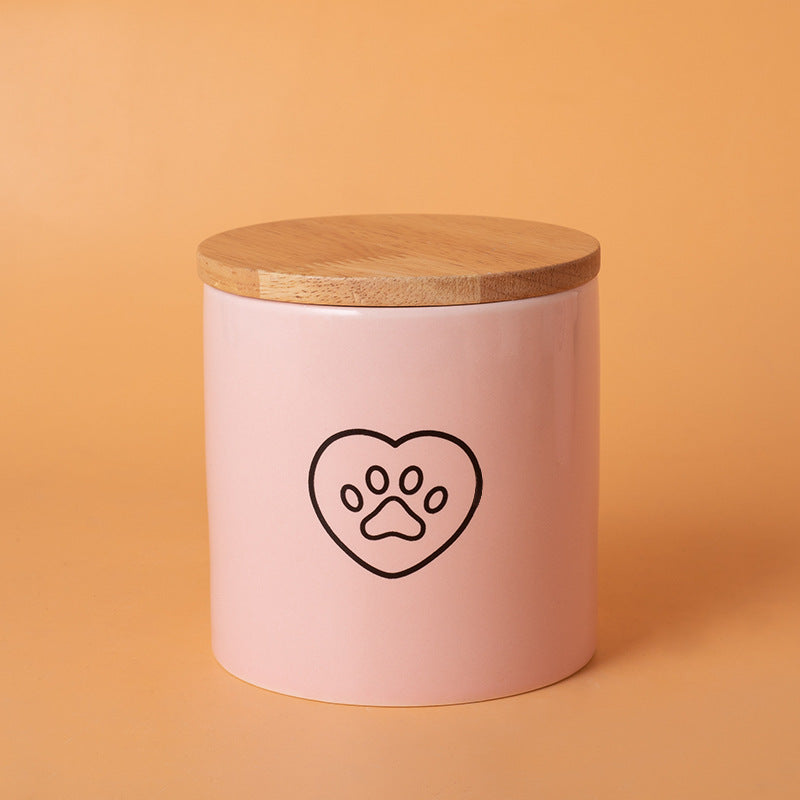 Pet Urn Ceramic Pet Urn Memorial Jar Cats and Dogs Funeral Supplies Sealed Urn Jar Jar