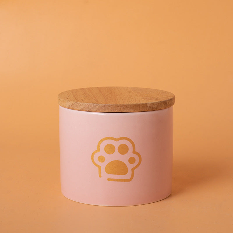 Pet Urn Ceramic Pet Urn Memorial Jar Cats and Dogs Funeral Supplies Sealed Urn Jar Jar