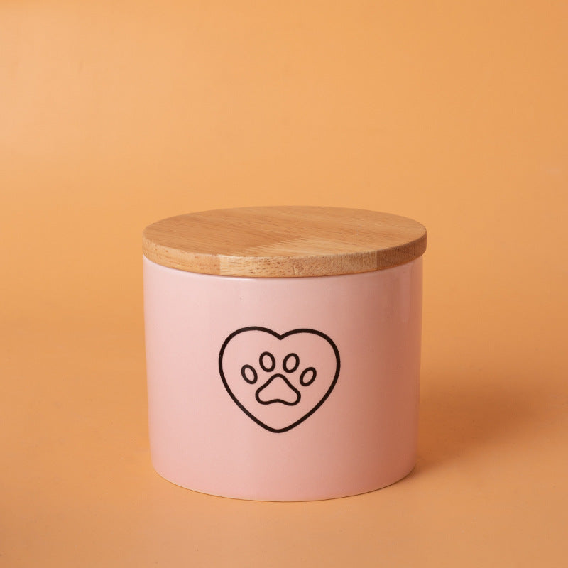 Pet Urn Ceramic Pet Urn Memorial Jar Cats and Dogs Funeral Supplies Sealed Urn Jar Jar