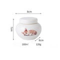 Pet Urn A custom cat puppy dog died cremation funeral urn tooth hair storage jar